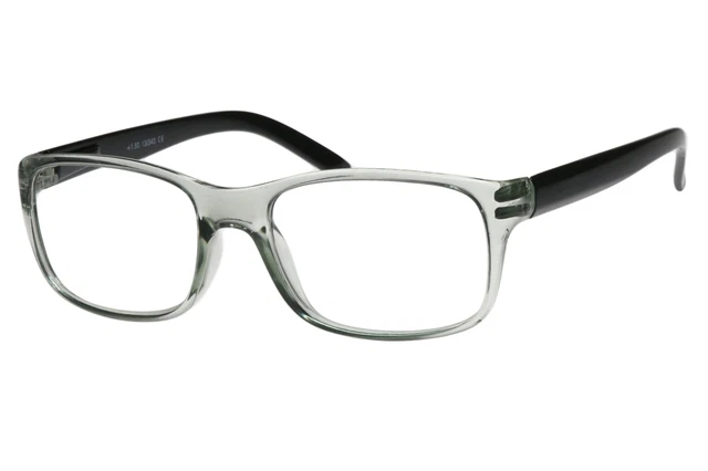 Lesebrille Retro-Design – Große Runde Gläser, Stärke +1,00 Bis +3,50, Verschiedene Farben