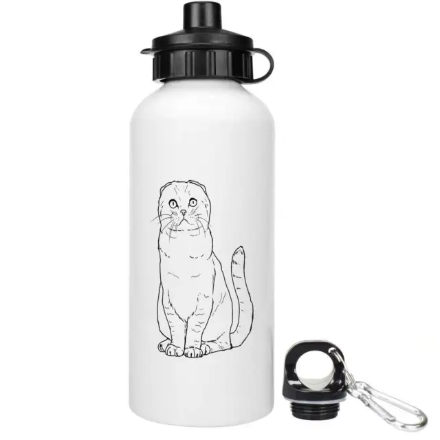 "Botellas de agua reutilizables ""Scottish Fold Cat"" (WT037363)