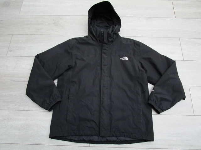 The North Face Mens Sangro Insulated Jacket Hyvent Waterproof Rain Coat L Black