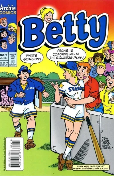 BETTY #74 VF, Direct, Archie Comics 1999 Stock Image