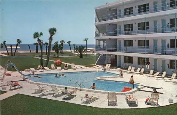 ST. PETERSBURG,FL CORAL Reef Motor Inn Pinellas County Florida Chrome ...