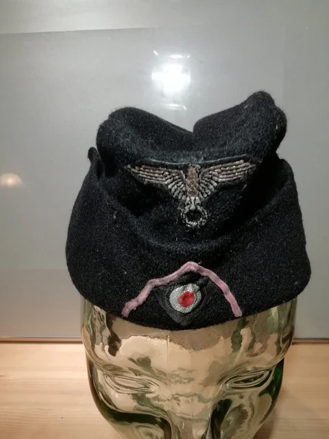 WH Schiffchen - Panzer - Mannschaften u. Unteroffiziere - Kein UV - WH/WK II