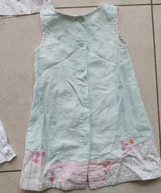Pacchetto vestiti per bambine età estiva 18-24 metri successivi, Feu Follet, ecc. 7