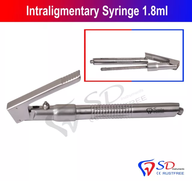 Smile GB Dentaire Seringue Pour Intraligamentaire Intraligament-Syringe 1.8ml