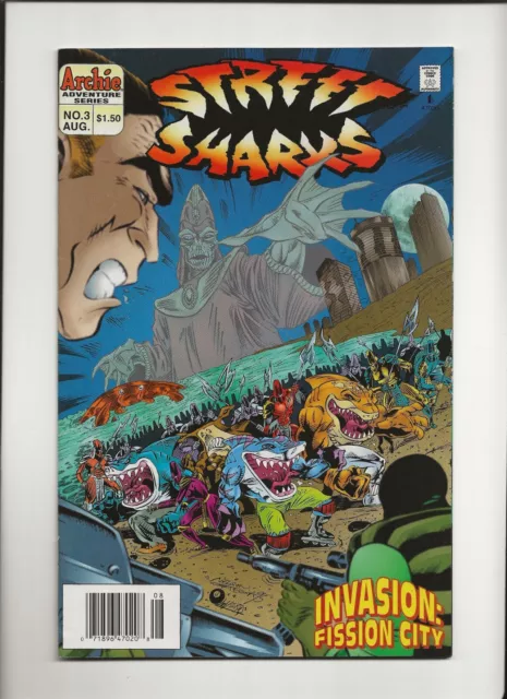 Street Sharks #3 Archie Newsstand Upc Code Street Sharks #3 Archie Newsstand Upc Code