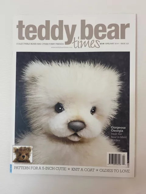 Teddy Bear Times Magazine Issue 222 April / May 2016 - VGC With Pattern!