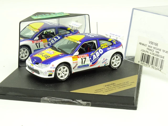 1/43 VITESSE SKID SKM99079 Renault Mégane Maxi Portugal Rally 1999 Rowe