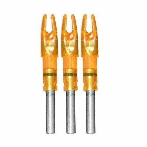 New Burt Coyote Lumenok Signature Lighted Nock 3 Pack HD Orange SL3