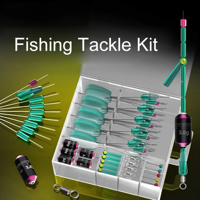 Kit d'attrait de pêche, parapluie de 5 plates-formes avec 4 lames de