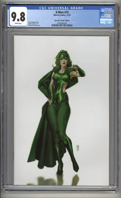 X-Men #15 CGC 9.8 (2022) Miguel Mercado Virgin Variant Highest Graded Only 3