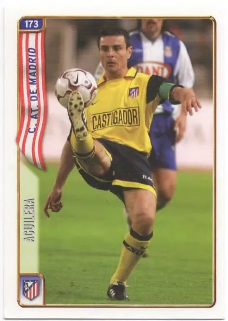 Aguilera - Atletico de Madrid - Mundicromo Sport Fichas Liga 2004/2005