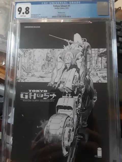 Tokyo Ghost #1 CGC 9.8 New York Comic Convention Sketch Edition Variant Cover
