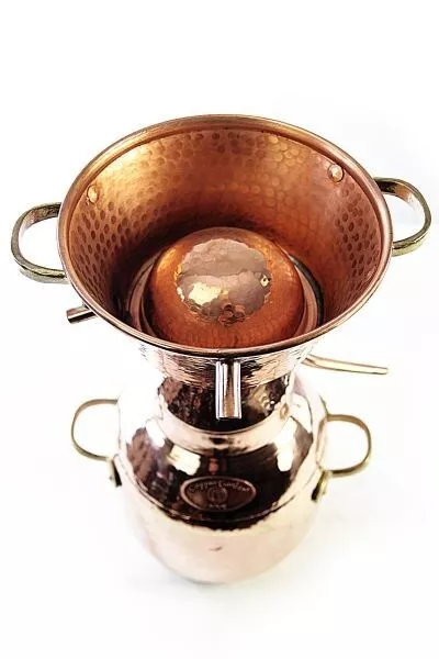 CopperGarden® Alquitara traditionnelle en cuivre 5L  | appareil de ldistillation