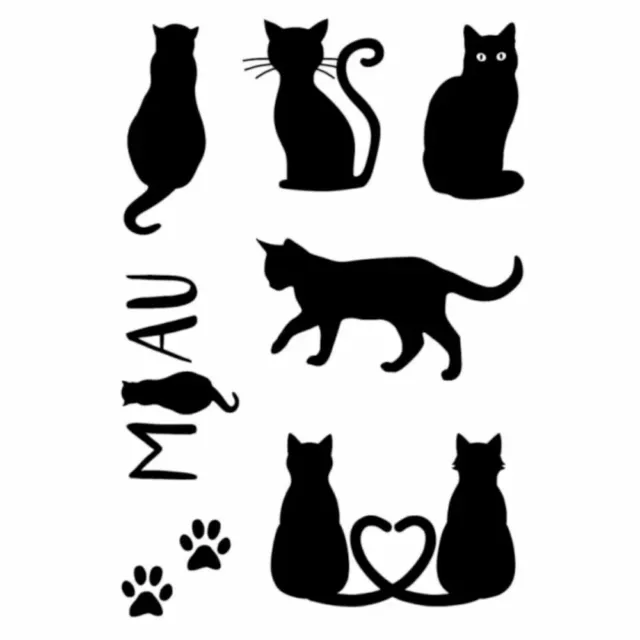 Stempel "Katzen", A7 efco Clear Stamp