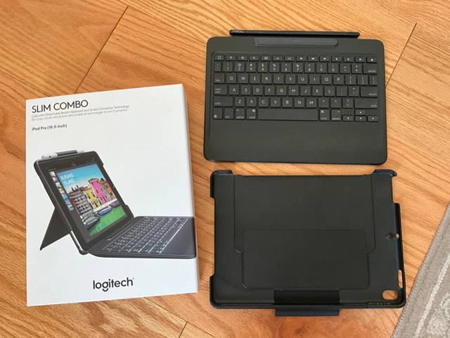 Logitech Slim Combo Bluetooth Backlit Keyboard ONLY for iPad Pro 10.5 Inch Black