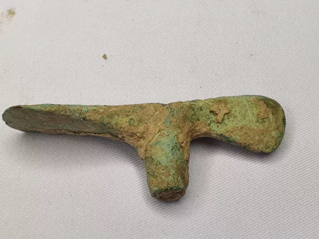 Circa 1800-600 BC Ancient Luristan Bronze Small Double Axe-Head Luristan Empire