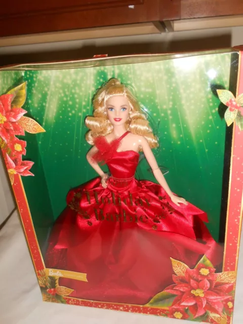 Barbie Signature 2022 Holiday Doll with Blonde Hair NIB Mattel Christmas in July