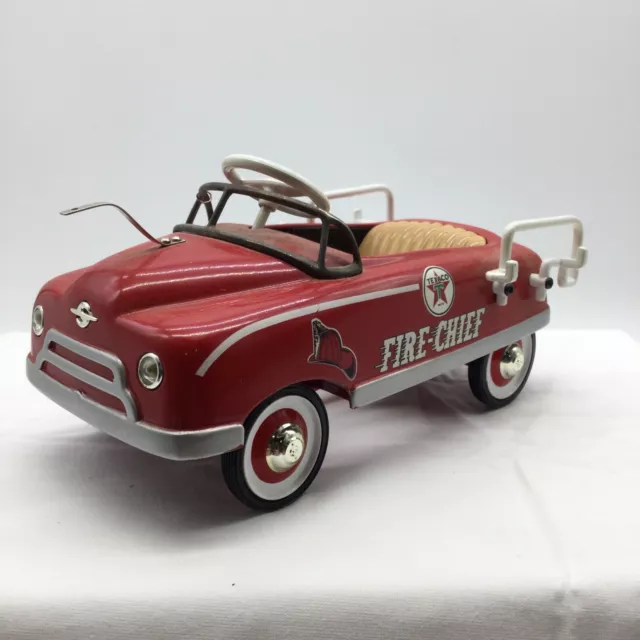 Texaco 1948 Fire Chief Pedal Car Coin Bank  BMC Die Cast Stock#: 48 BMC FE 01