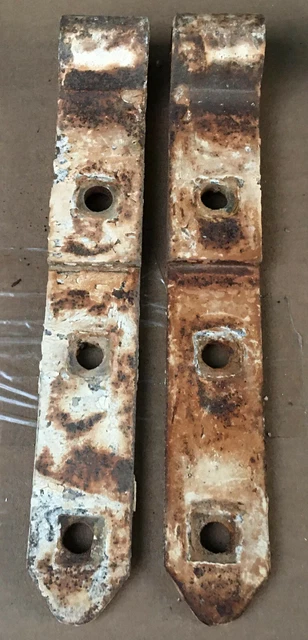 Barn Door Strap Hinges Pair 8'' x 1.25'' pin vintage antique hardware