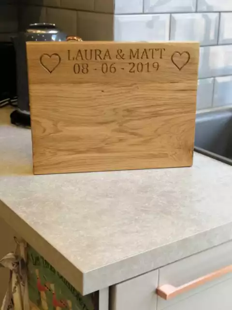 Panneau personnalisé en chêne gravé personnalisé numéros de maison en bois cadeau mariage extérieur 3