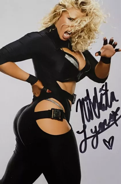 NXT Nikkita Lyons Signed 6x4 Photo Autographed WWE