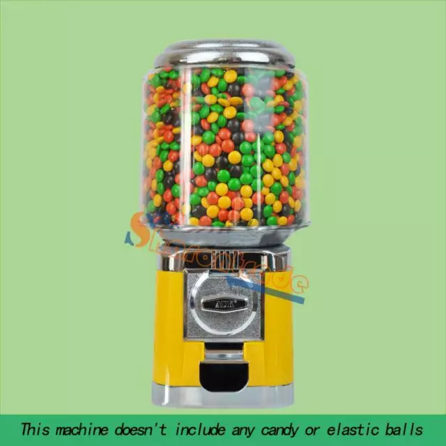 Yellow Wholesale Vending Products Bulk Vending Gumball Candy Dispenser Machine