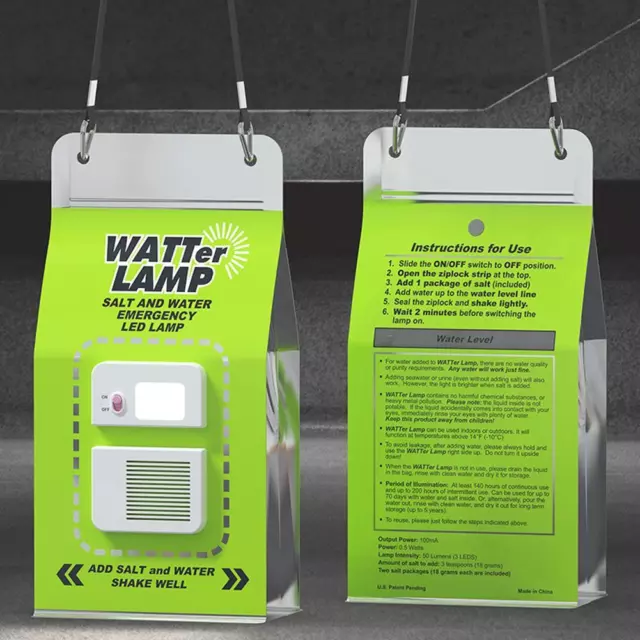 10X Salt Water Lantern Lamp Emergency LED Light For Camping Outdoor Brine 2