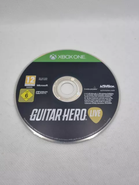 Guitar Hero Live (Xbox One, 2018) nur Spiel/Disc