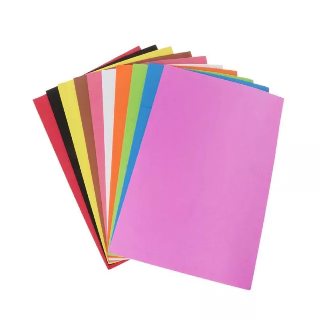 10 Pieces A4 Foam Handicraft Sheets DIY Handcraft Material for Kids Boys Girls