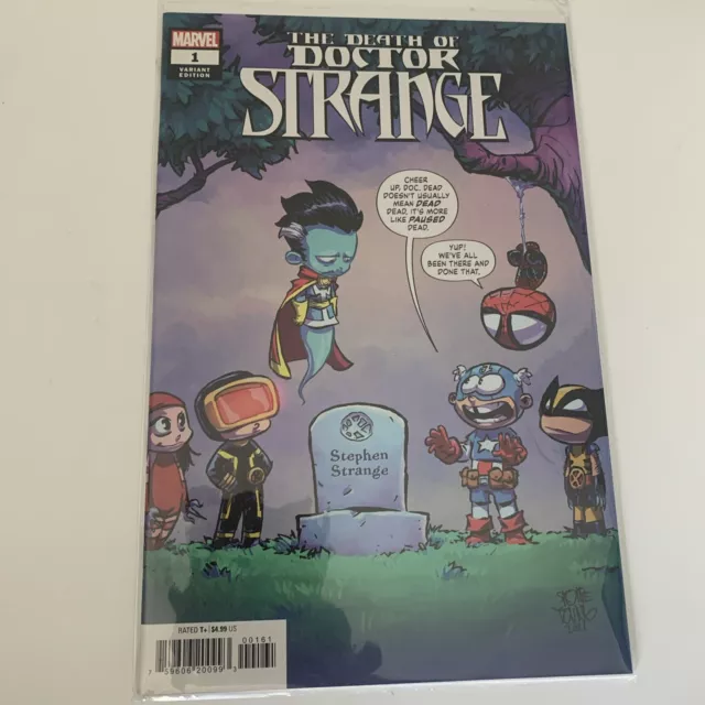 THE DEATH OF DOCTOR STRANGE #1 SKOTTIE YOUNG Variant Cover (2012) - NM