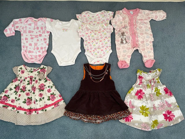 vestiti bambina 0-3 mesi pacchetto vestiti