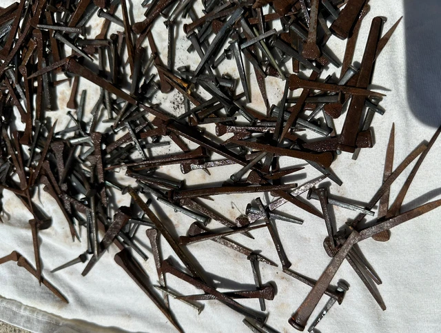 ASSORTED Square NAILS 100's  Approximately 3 Pounds 2