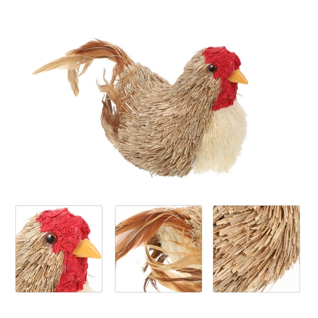 Chicken Hen Adornment Chicken Figurine Garden Courtyard Ornament Farm Decoration