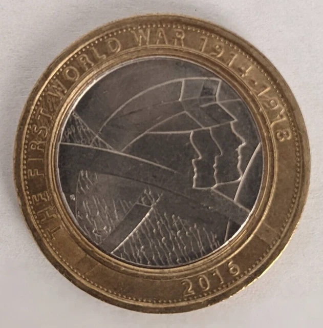 First World War Centenary Army £2 Coin (2016) - Circulated