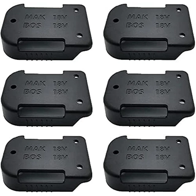 Supporto supporti batteria confezioni 6 per batteria 18 V, anche per supporti batteria 18 V/Be N9G5