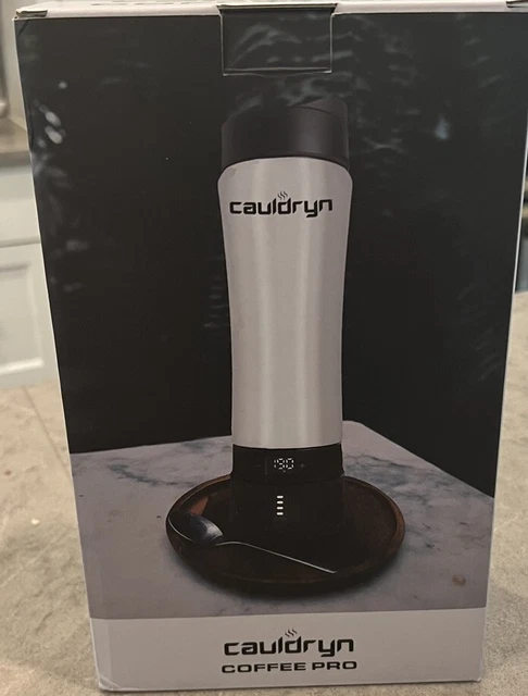 Cauldryn Coffee Pro Smart Mug Heated Travel Bluetooth 16oz