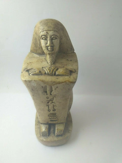 Statue égyptienne Antique De Serpent Cobra Wadjet En Pierre Noire - Hauteur 24,9 Cm (9.8 Inch) - Reproduction Vintage