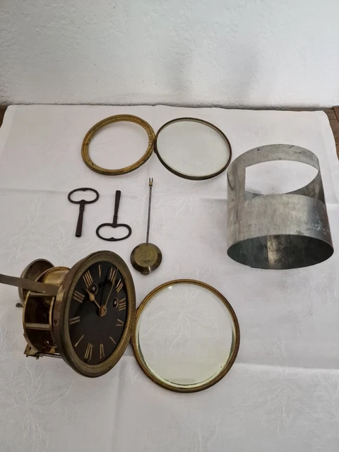 Lot, Pièces Horlogerie,Ancien Mécanisme MACHENEAUD Complet Pendule,Carillon,Clés