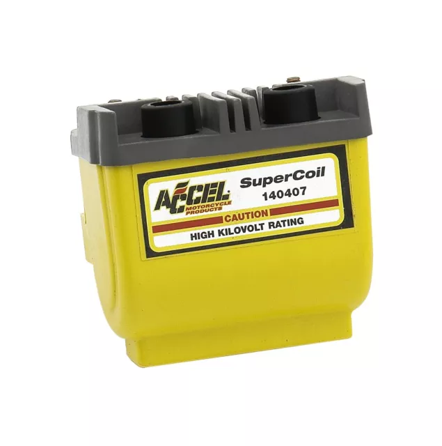 Accel Hei Super Bobine 2,3 Ohm Jaune, pour Harley - Davidson, Shovel, Evo