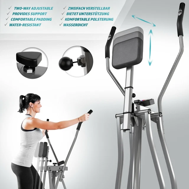 PHYSIONICS® CROSSTRAINER ERGOMETER Heimtrainer Ellipsentrainer Fitness