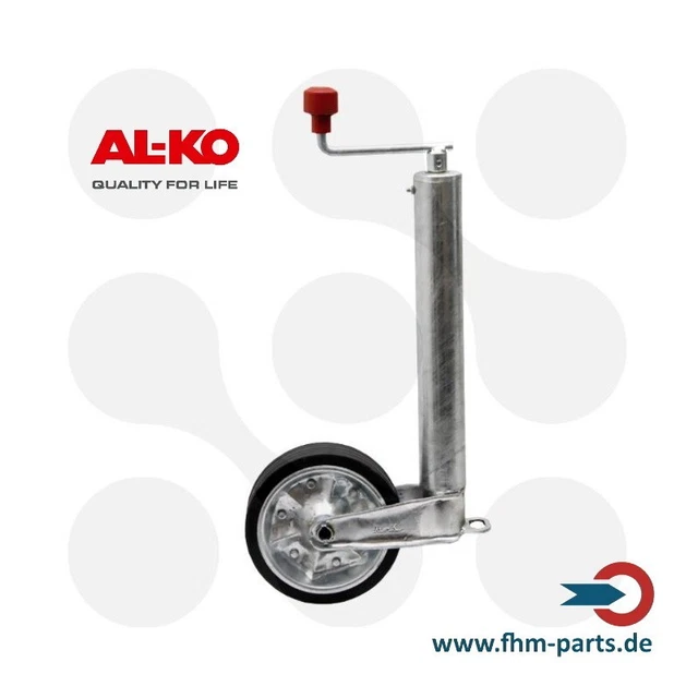 ALKO Stützrad Ø 250 mm PKW-Anhänger 150 - 500 kg mit oder ohne Klemmschelle