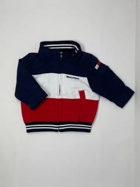 Tommy Hilfiger Jacket - Navy Blue/White/Red  - Kids - Ages 18-24 Months.
