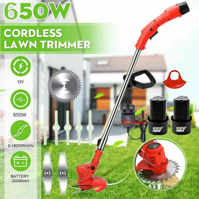 ELECTRIC CORDLESS GRASS String Trimmer Lawn Edger Weed Eater Cutter