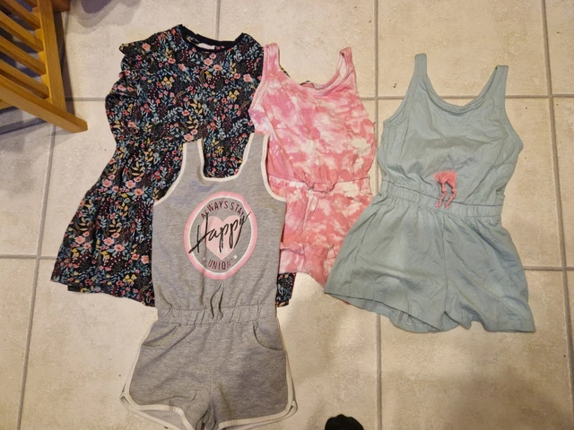 Girls 9-10 Years Clothing Clothes Bundle Joblot Summer Playsuits Dress