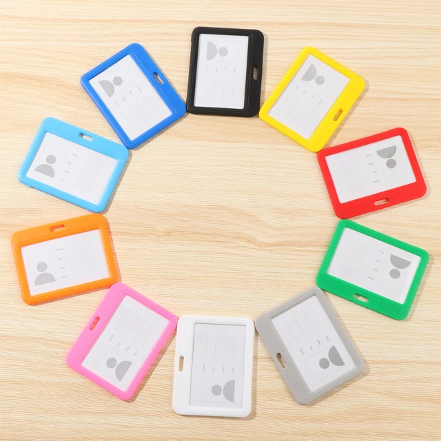 Titulaire De La Carte D'Identité Imprimé Fleur Papillon Coloré Avec