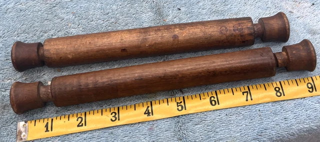 vintage wood hat stretcher tool antique wooden treen victorian primitive