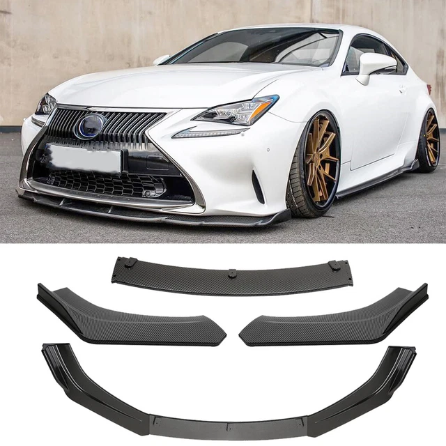 FRONT BUMPER LIP Splitter Spoiler Carbon Look For Lexus RC200t RC350