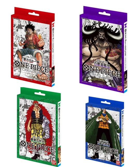 ONE PIECE TCG Romance Dawn 4 STARTER DECK ST1 ST2 ST3 ST4 English READY