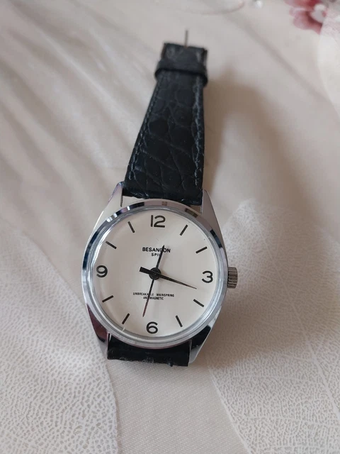 Montre Bracelet Vintage Mécanique Besançon - Homme - Ne Fonctionne Pas