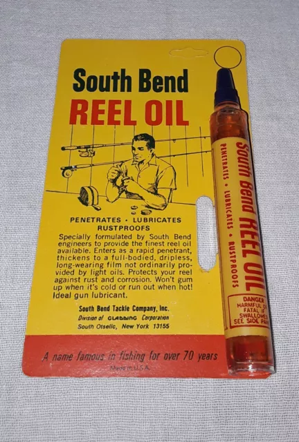 Vintage South Bend Tackle Reel Oil Handy Oiler Unused Nos